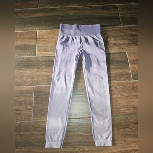 GYMSHARK LAVENDER PURPLE STRETCH PANTS LEGGINGS SZ XXS WORK OUT CLOTHES